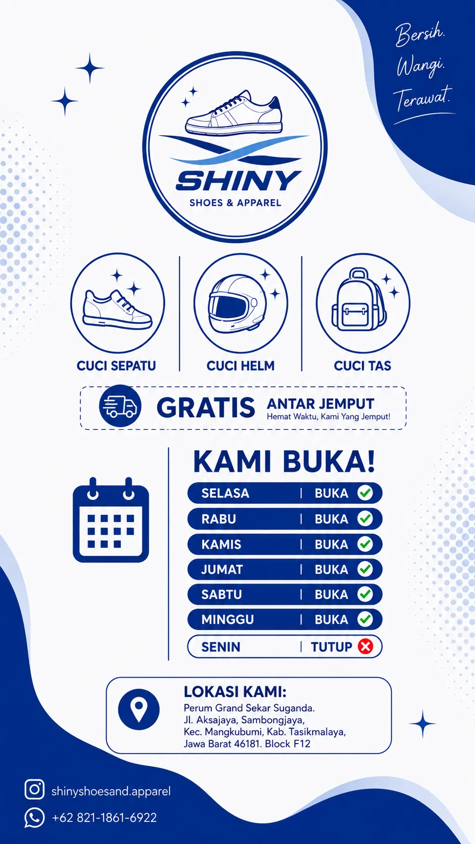 Penampilan ke Kampus Lebih Terawat dengan Sepatu Bersih dari Shiny Shoes and Apparel