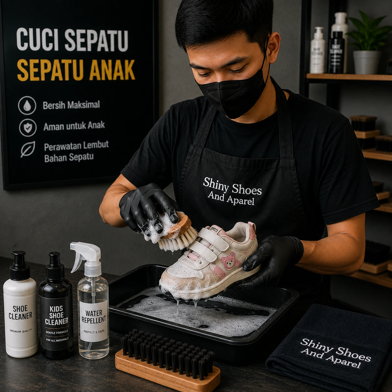 Cuci Sepatu Anak - Shiny Shoes And Apparel Tasikmalaya