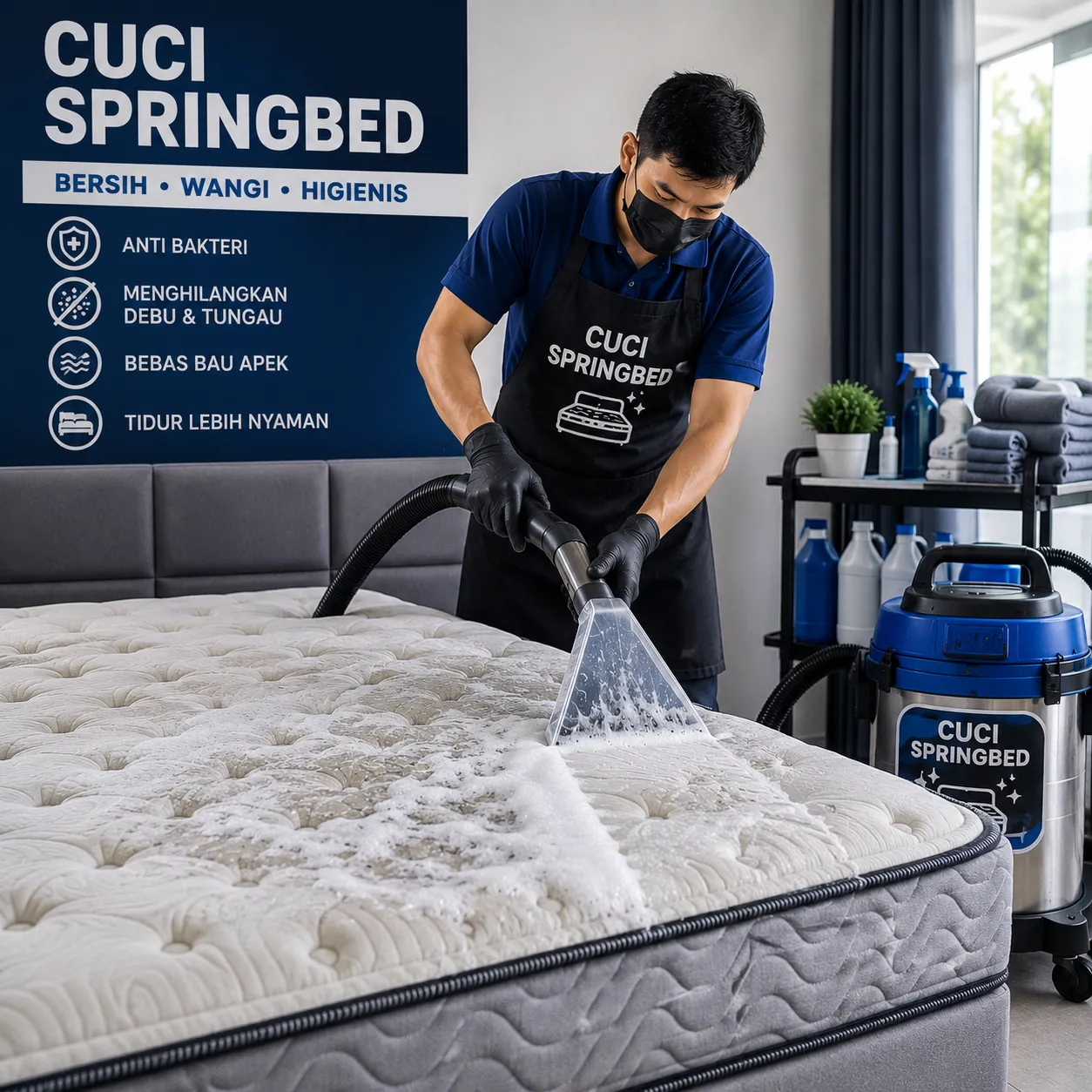 Cuci Spring Bed